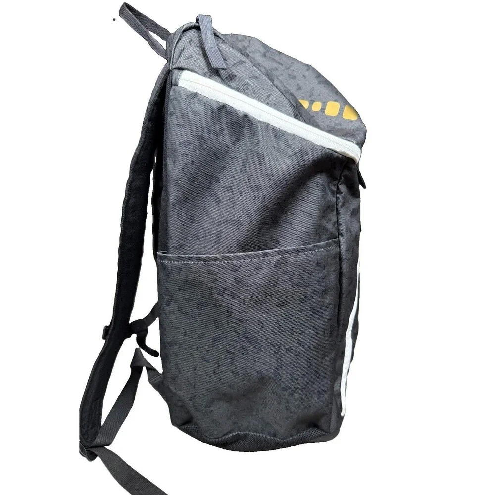 Nike Elite Quad Zip System Backpack Team 2.0 Gray Black Hoops Basketball Max Air